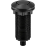 Кнопка для измельчителя GRANULA пневматическая, черная матовая ASB black